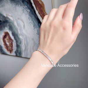 Cubic Zirconia Adjustable Bracelet